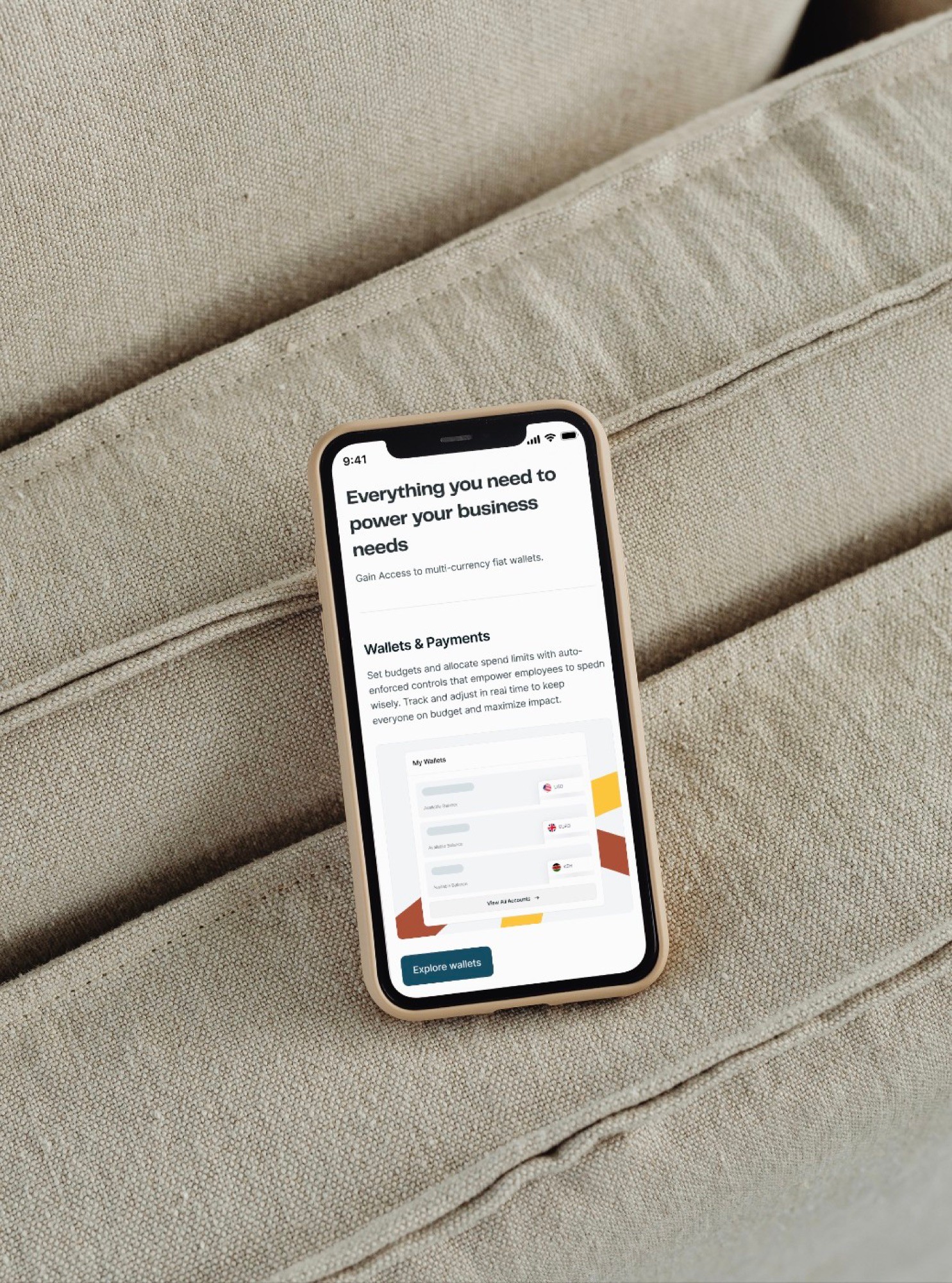 Honeycoin app on a phone