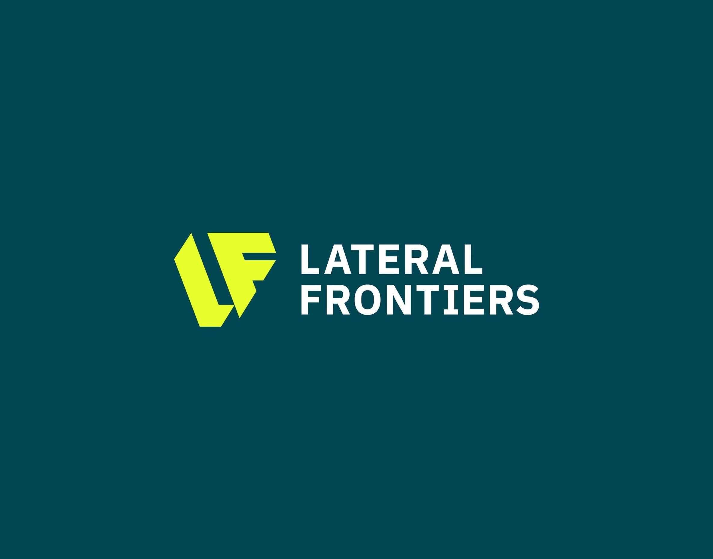 The new Lateral Frontiers LF monogram and wordmark