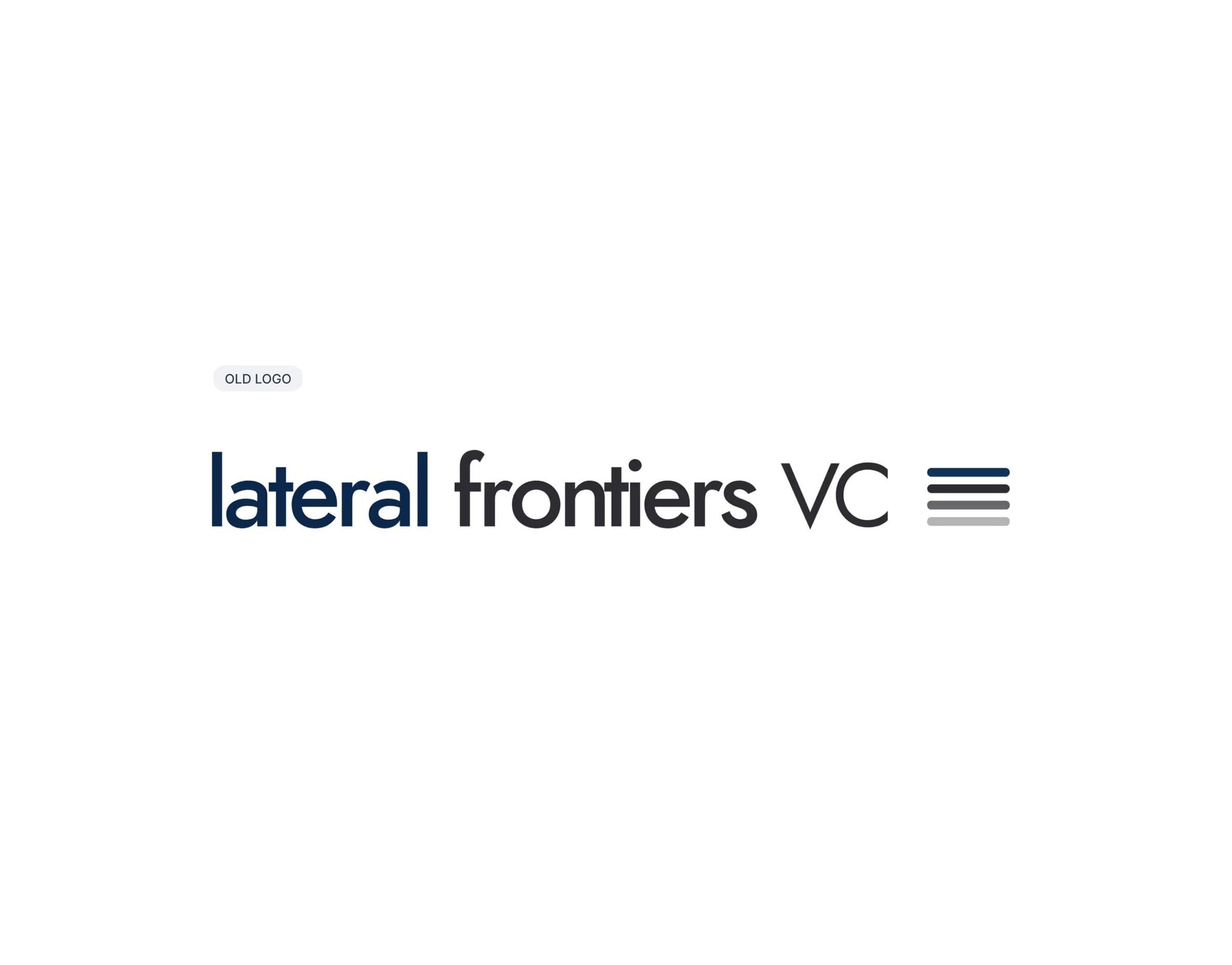 The old “lateral frontiers VC” wordmark