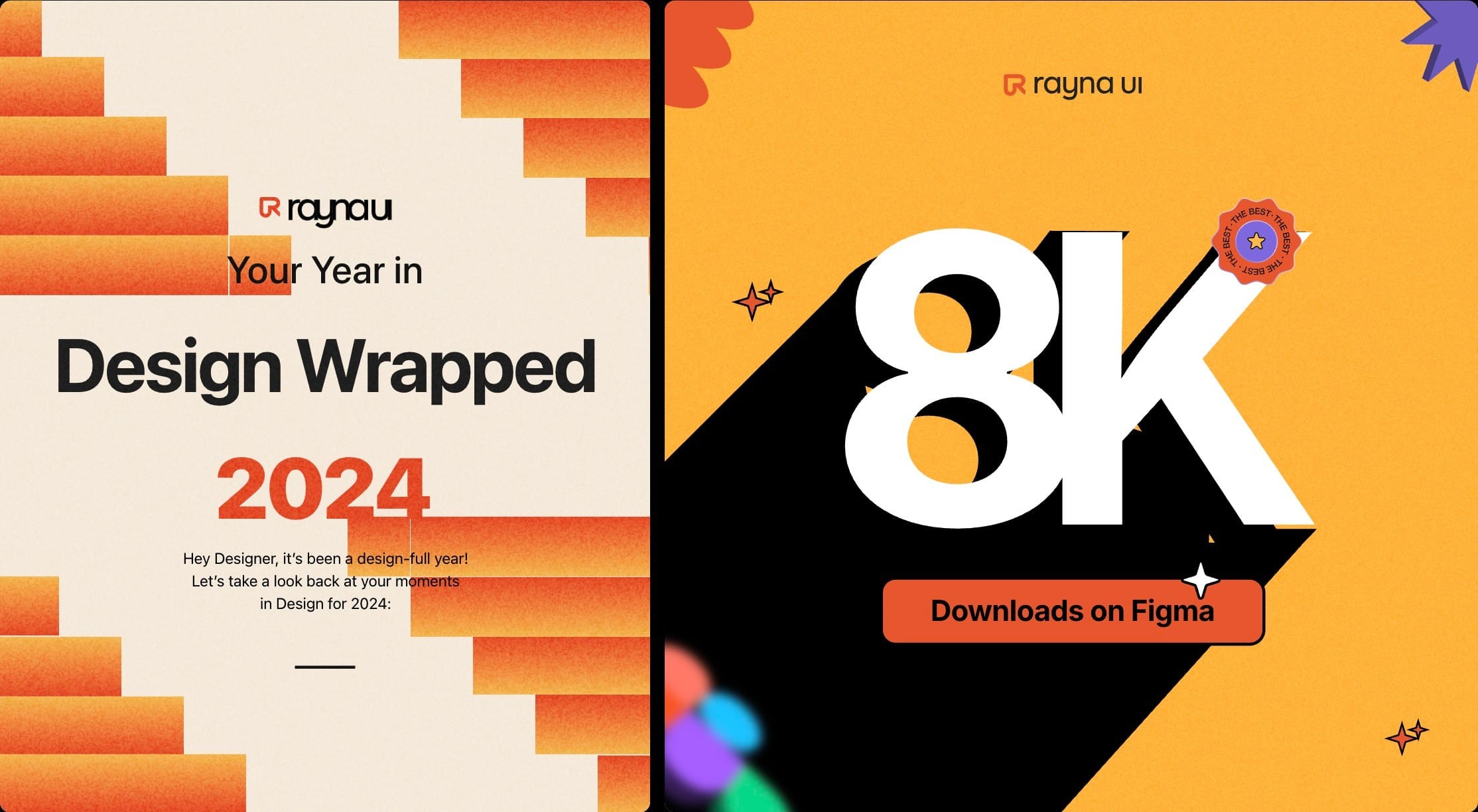 “Your Year in Design Wrapped 2024” and 8K downloads on Figma