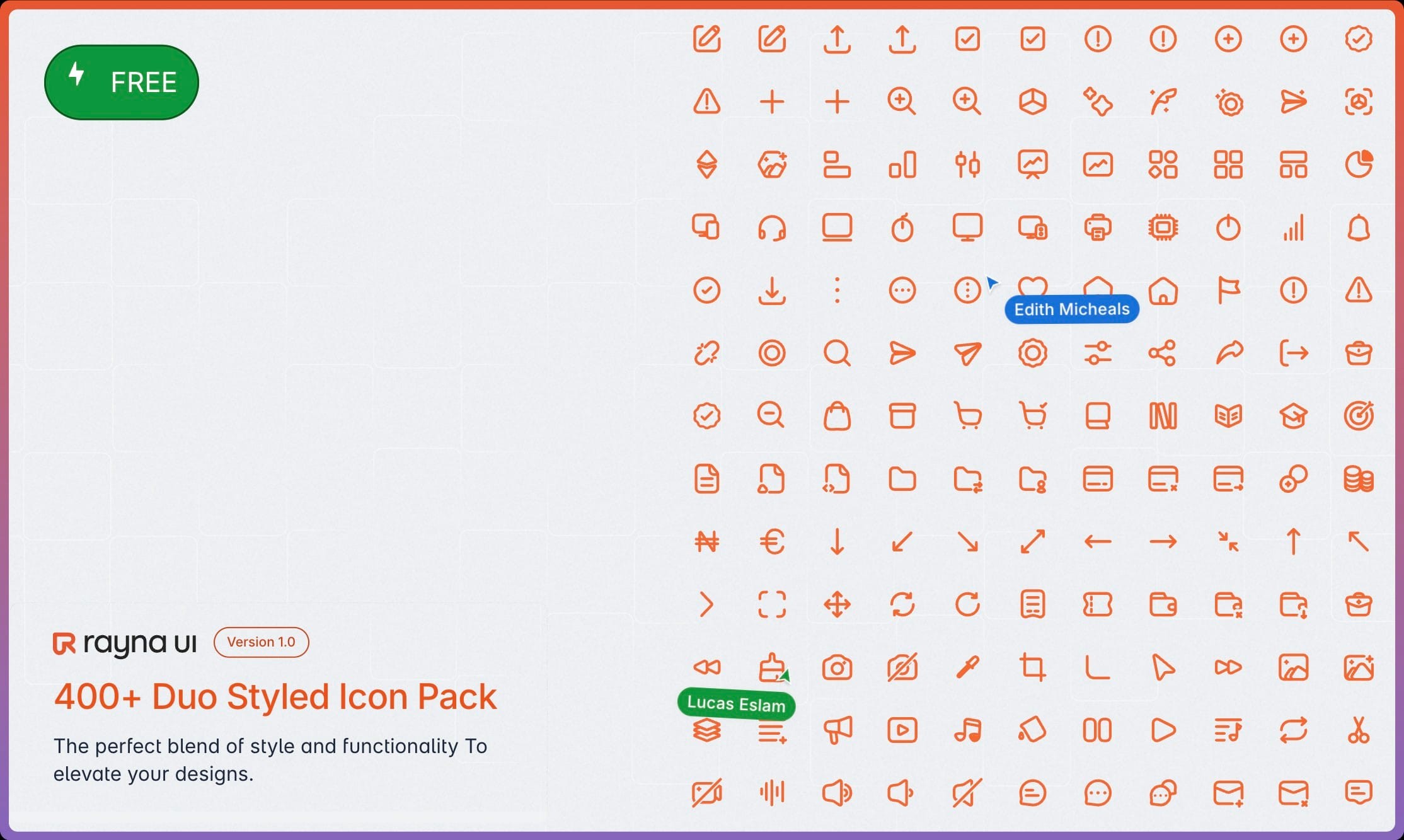 The 400+ duo-styled icon pack